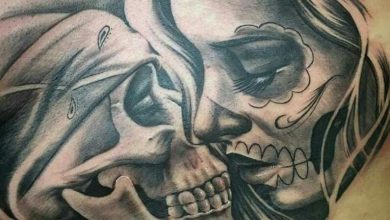 Tatouage Santa Muerte: Symbole de Protection et d'Amour 1