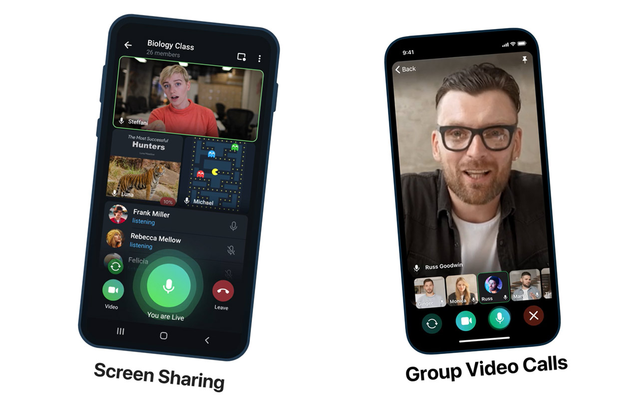 Telegram ajoute les appels vidéo de groupe dans la dernière mise à jour 7