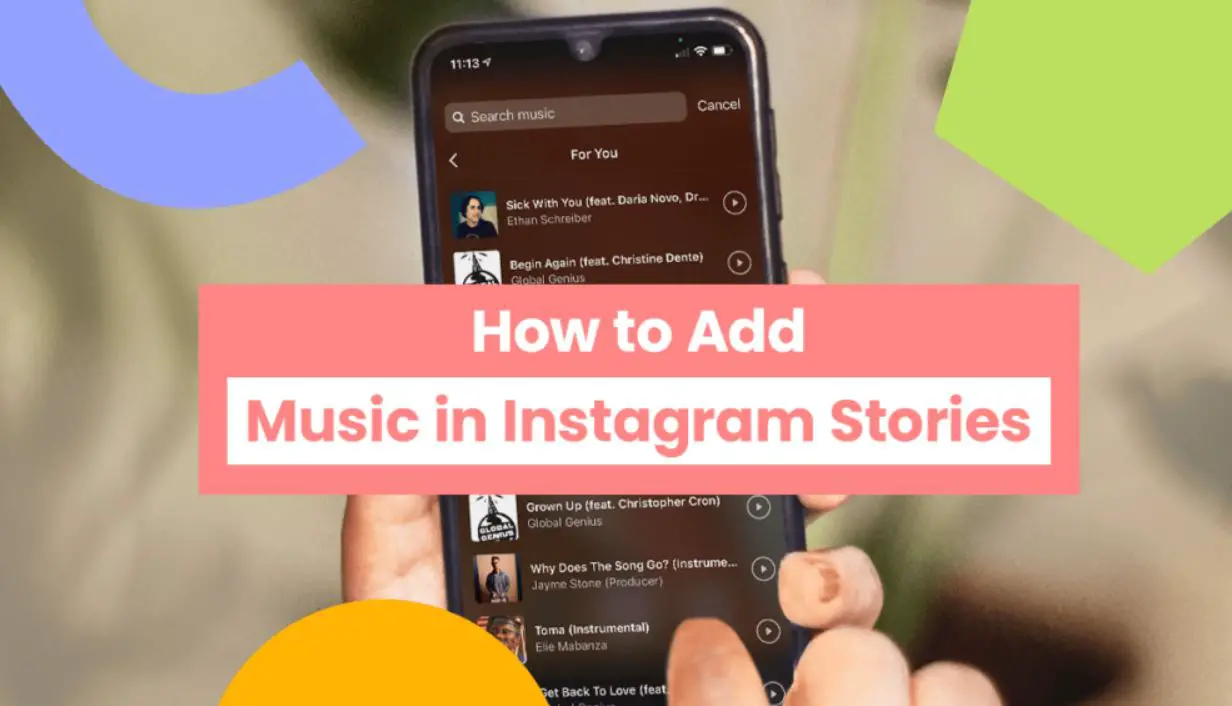 Comment ajouter de la musique aux histoires Instagram ? 1