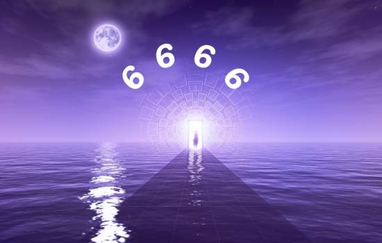 Que signifie 6666 spirituellement - triangle de brume violette