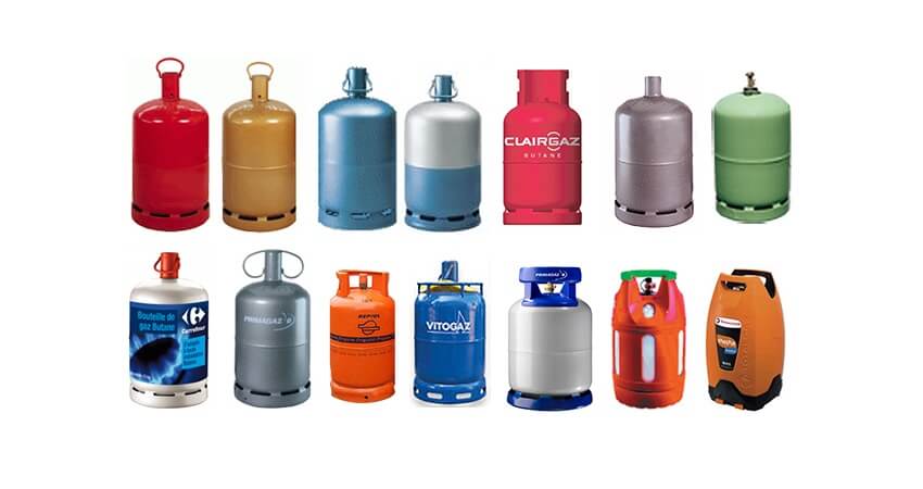 Quelle est la couleur des bouteilles de gaz propane ? 1