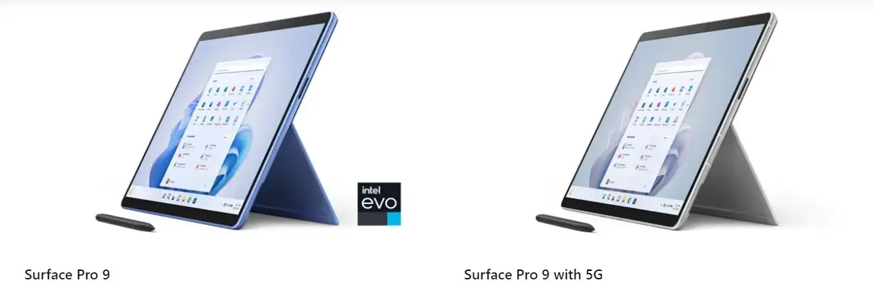 Microsoft lance Surface Pro 9 avec un choix de processeur 5