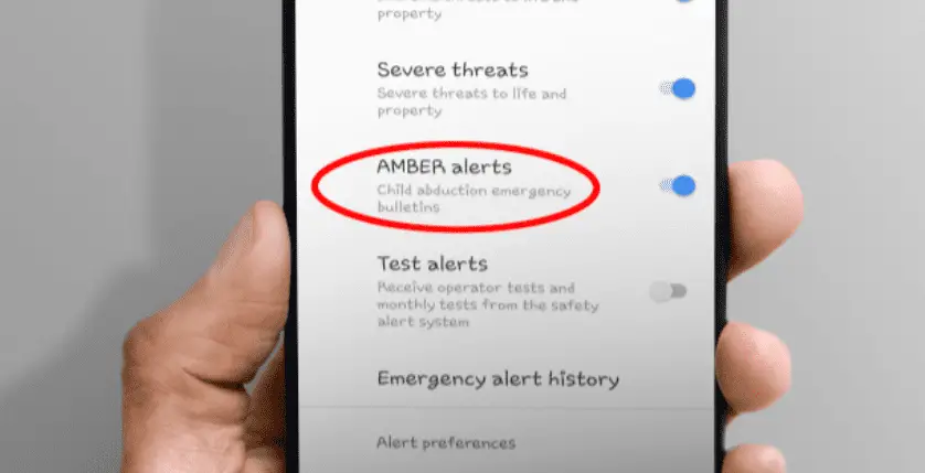 Comment désactiver les alertes Amber sur Android ou iPhone 1